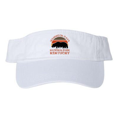 Mammoth Cave National Park Kentucky Bear Hiking Nature Retro Valucap Bio-Washed Visor