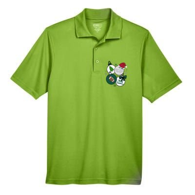 Merry Christmas New York Football Est 1959 Men's Origin Performance Pique Polo