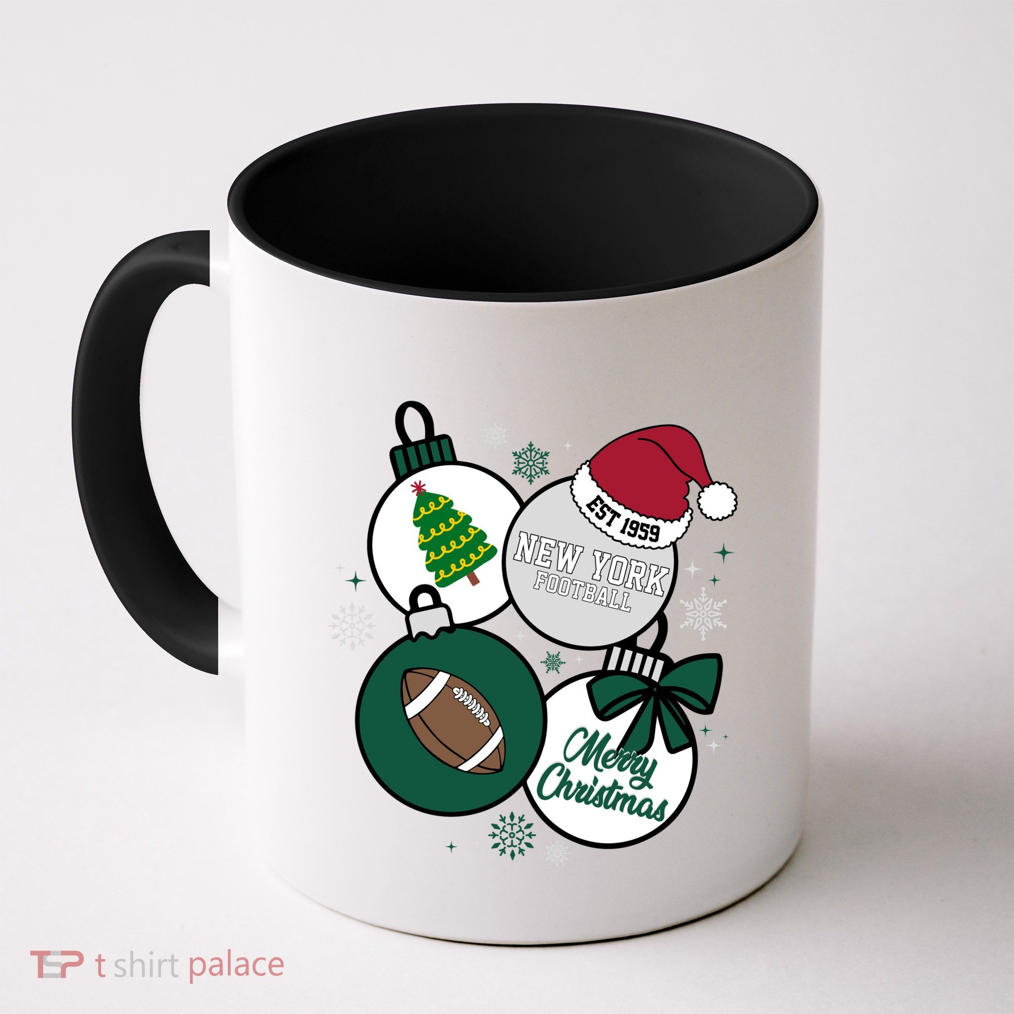 Merry Christmas New York Football Est 1959 Mug