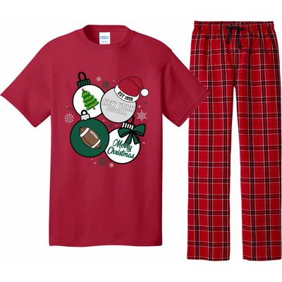 Merry Christmas New York Football Est 1959 Pajama Set