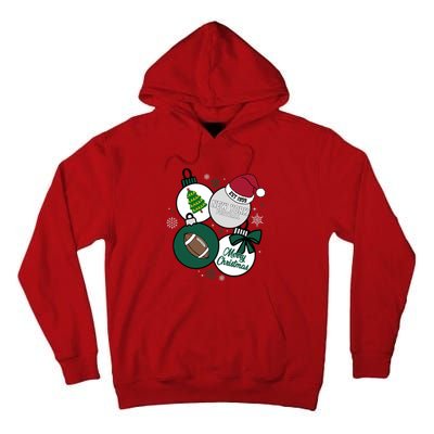 Merry Christmas New York Football Est 1959 Tall Hoodie