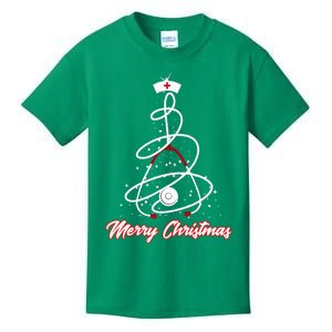 Merry Christmas Nurse Yuletide Practitioners Cute Gift Kids T-Shirt