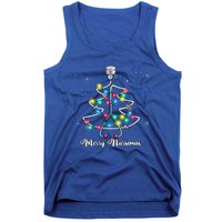 Merry Christmas Nurse Funny Stethoscope Xmas Tree Nursemas Cool Gift Tank Top