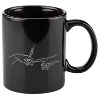 Michelangelo Creation Of Adam Hand Of God With Joint 11oz C Handle Ceramic Mug