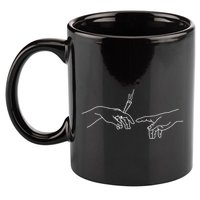 Michelangelo Creation Of Adam Hand Of God With Joint 11oz C Handle Ceramic Mug