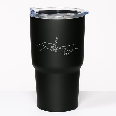 Michelangelo Creation Of Adam Hand Of God With Joint Tumbler