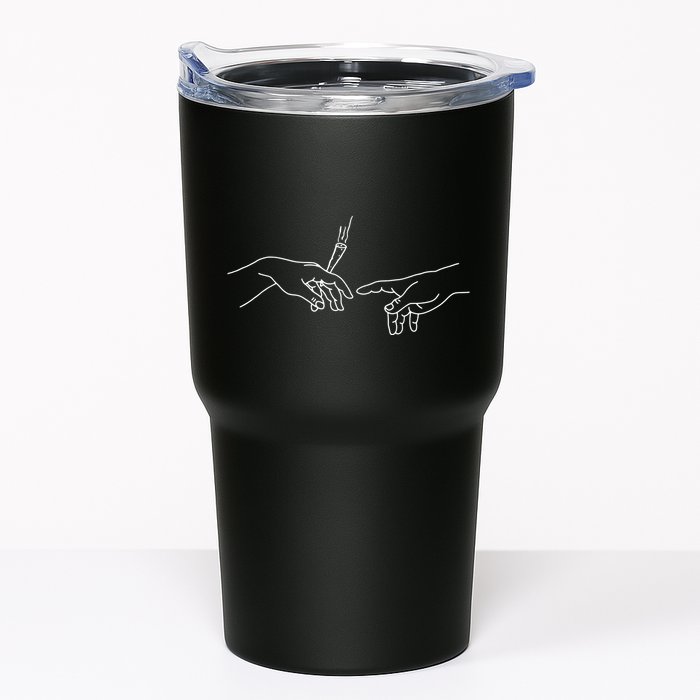 Michelangelo Creation Of Adam Hand Of God With Joint Tumbler