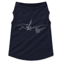 Michelangelo Creation Of Adam Hand Of God With Joint Doggie Tank