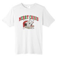 Merry Crisis Opossum Funny Christmas Tall Fusion ChromaSoft Performance T-Shirt