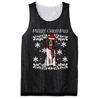 Merry Christmas Ornament English Springer Spaniel Xmas Santa Long Sleeve Mesh Reversible Basketball Jersey Tank