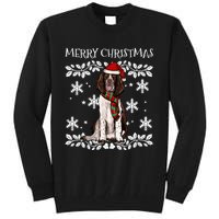 Merry Christmas Ornament English Springer Spaniel Xmas Santa Long Sleeve Tall Sweatshirt