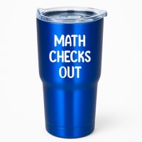 Math Checks Out Awesome Nerdy And Cases Funny Dad Jokes Cute Gift Tumbler