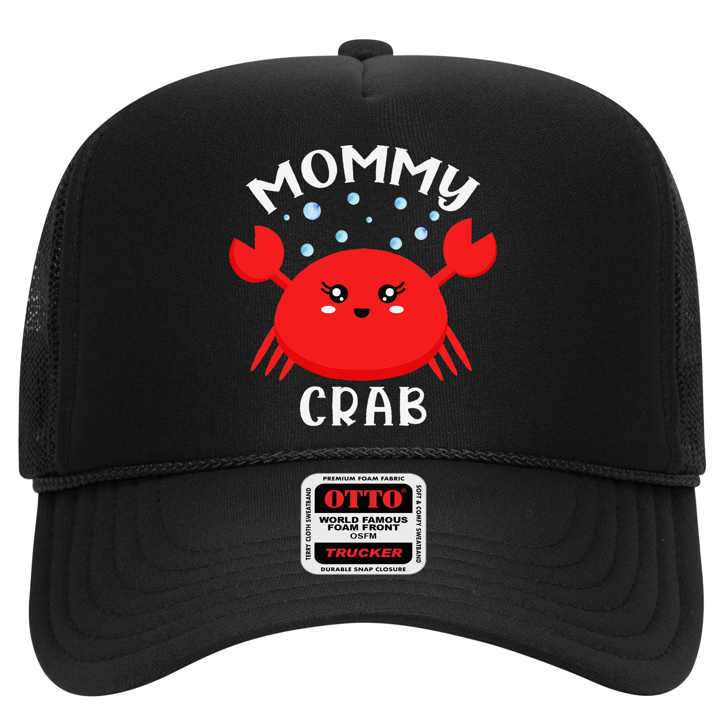 Mommy Crab Ocean Animal Crab Zodiac Funny Announcement Hat