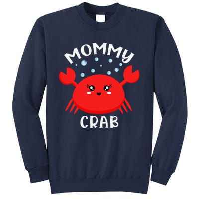 Mommy Crab Ocean Animal Crab Zodiac Funny Announcement Sweatshirt