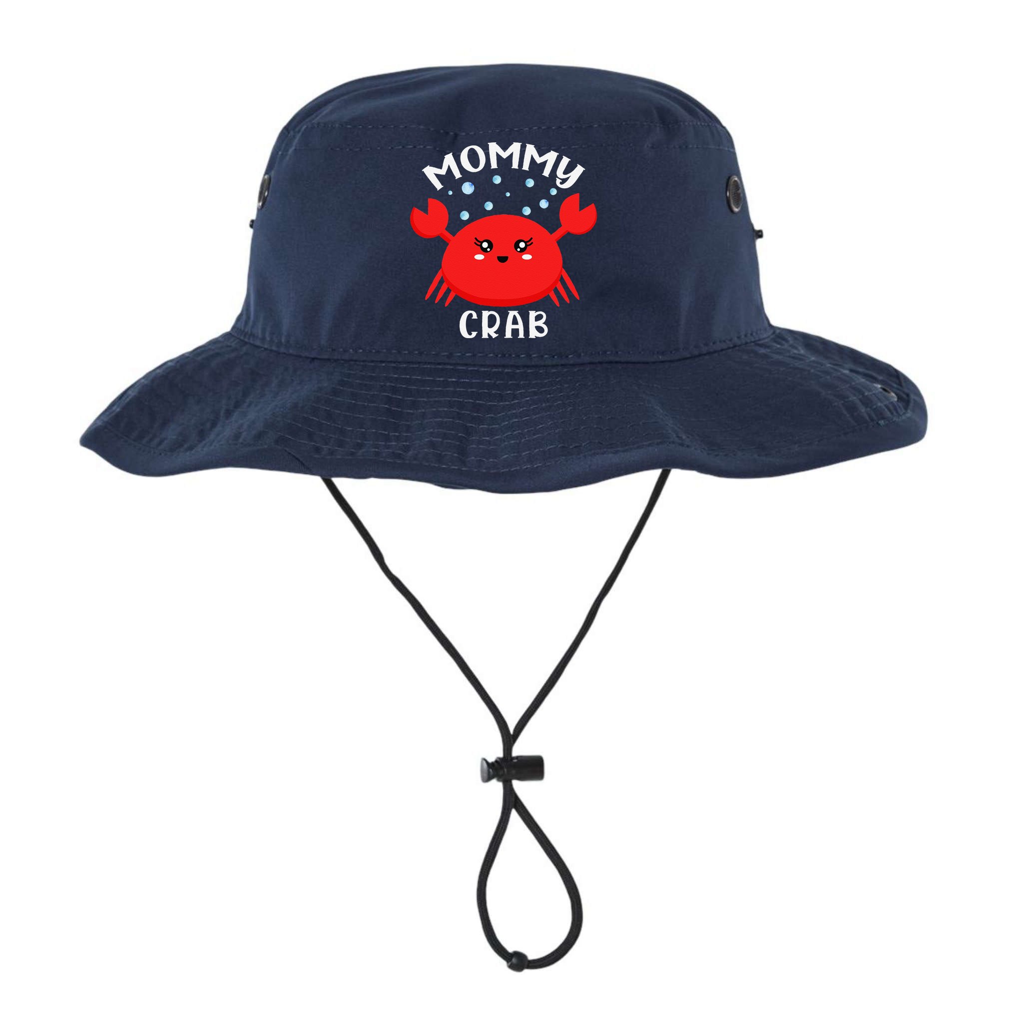 Mommy Crab Ocean Animal Crab Zodiac Funny Announcement Bucket Hat
