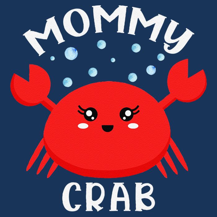 Mommy Crab Ocean Animal Crab Zodiac Funny Announcement 16 in Basic Backpack