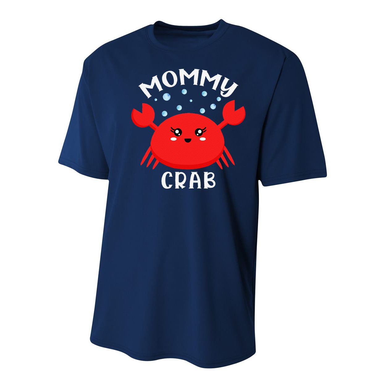 Mommy Crab Ocean Animal Crab Zodiac Funny Announcement Youth Performance Sprint T-Shirt