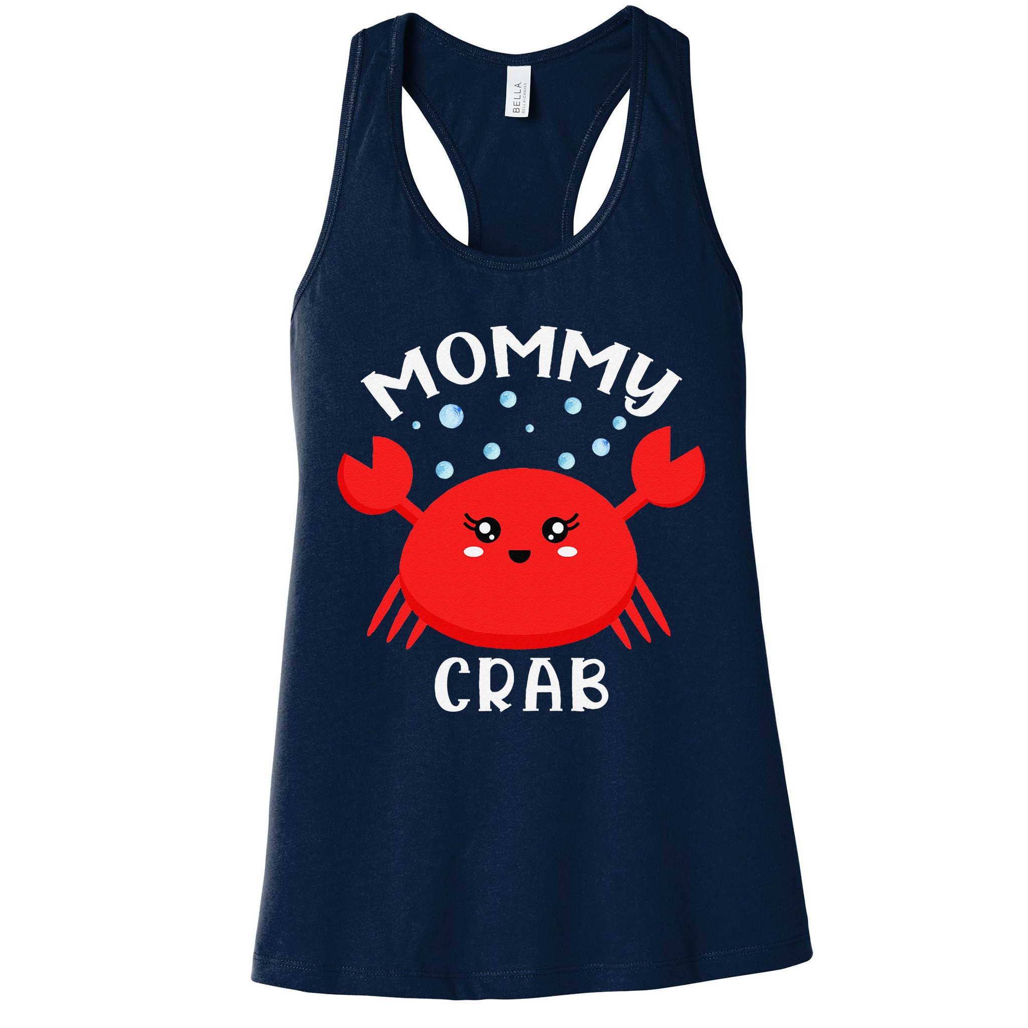 Mommy Crab Ocean Animal Crab Zodiac Funny Announcement Womens Tank Top