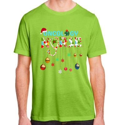 Merry Christmas Oncology Nurse Rn Oncologist Nursing Gift Adult ChromaSoft Performance T-Shirt