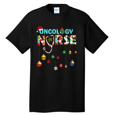 Merry Christmas Oncology Nurse Rn Oncologist Nursing Gift Tall T-Shirt