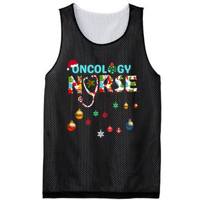 Merry Christmas Oncology Nurse Rn Oncologist Nursing Gift Mesh Reversible Basketball Jersey Tank