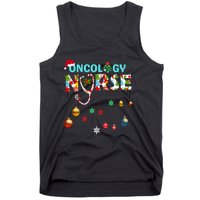 Merry Christmas Oncology Nurse Rn Oncologist Nursing Gift Tank Top