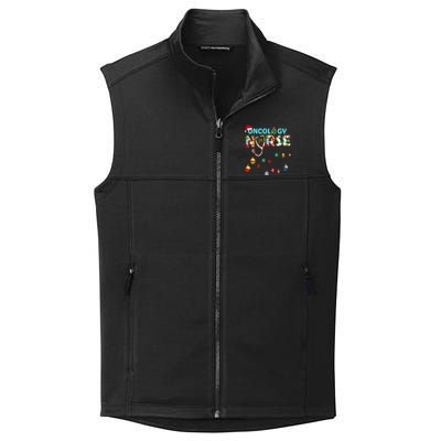 Merry Christmas Oncology Nurse Rn Oncologist Nursing Gift Collective Smooth Fleece Vest