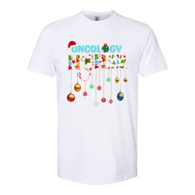 Merry Christmas Oncology Nurse Rn Oncologist Nursing Gift Softstyle CVC T-Shirt