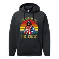 Machothe Cream Of The Crop Wrestling Performance Fleece Hoodie