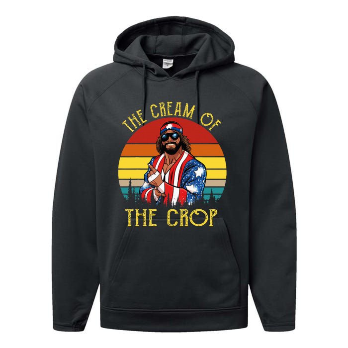 Machothe Cream Of The Crop Wrestling Performance Fleece Hoodie