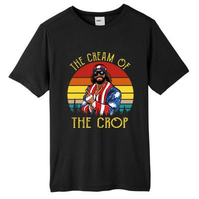 Machothe Cream Of The Crop Wrestling Tall Fusion ChromaSoft Performance T-Shirt