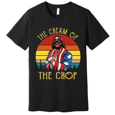 Machothe Cream Of The Crop Wrestling Premium T-Shirt