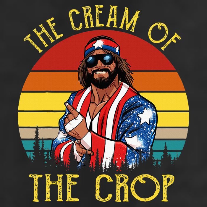 Machothe Cream Of The Crop Wrestling Golf Towel