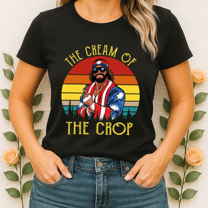Machothe Cream Of The Crop Wrestling Womens T-Shirt