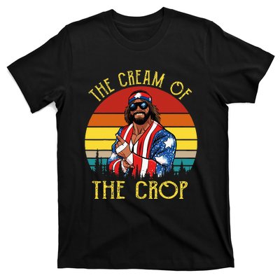 MachoThe Cream Of The Crop Wrestling Funny Retro Vintage T-Shirt