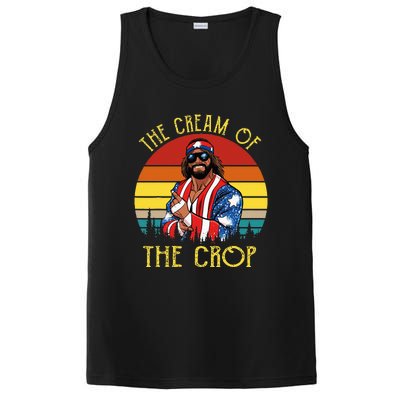 MachoThe Cream Of The Crop Wrestling Funny Retro Vintage PosiCharge Competitor Tank