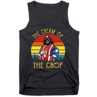 MachoThe Cream Of The Crop Wrestling Funny Retro Vintage Tank Top