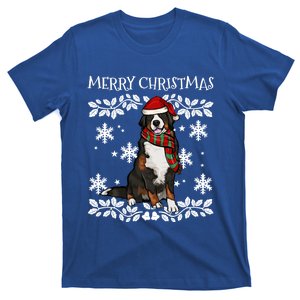 Merry Christmas Ornat Bernese Mountain Dog Xmas Santa Great Gift T-Shirt