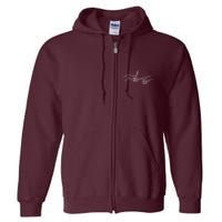 Michelangelo Creation Of Adam Hand Of God With Joint Full Zip Hoodie