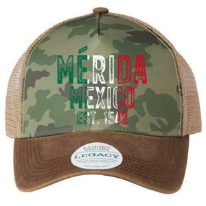 MéRida City Of Mexico Founded 1542 Mexico Flag Legacy Tie Dye Trucker Hat