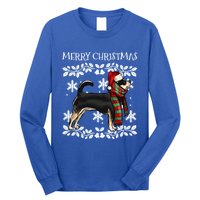 Merry Christmas Ornat Black Chihuahua Xmas Santa Gift Long Sleeve Shirt