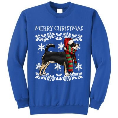 Merry Christmas Ornat Black Chihuahua Xmas Santa Gift Sweatshirt