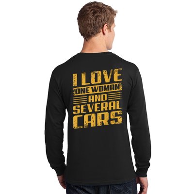 Mechanic Car (On Back) Long Sleeve Shirt