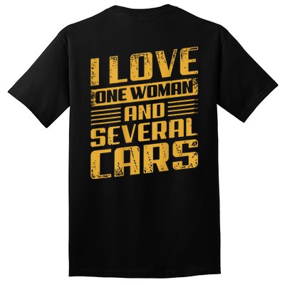 Mechanic Car (On Back) Tall T-Shirt