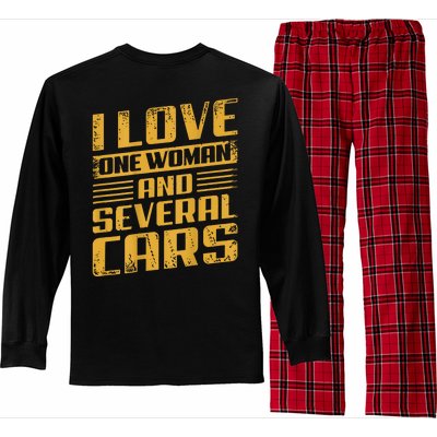 Mechanic Car (On Back) Long Sleeve Pajama Set