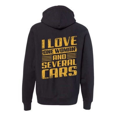 Mechanic Car (On Back) Premium Hoodie