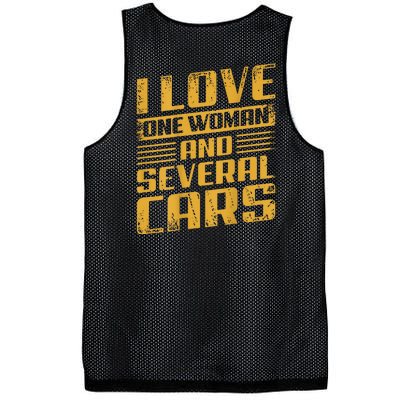 Mechanic Car (On Back) Mesh Reversible Basketball Jersey Tank