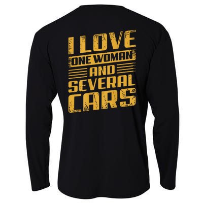 Mechanic Car (On Back) Cooling Performance Long Sleeve Crew