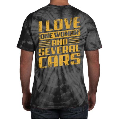 Mechanic Car (On Back) Tie-Dye T-Shirt