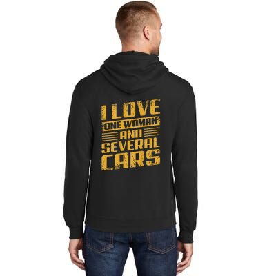 Mechanic Car (On Back) Tall Hoodie